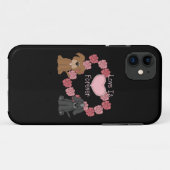 Coques Case-Mate iPhone Chiens d'amour pour toujours (Dos (Horizontal))