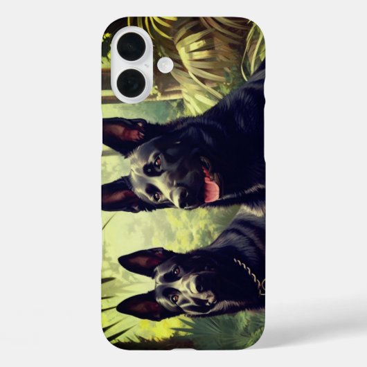 Coques Case-Mate iPhone Chiens d'art (Verso)