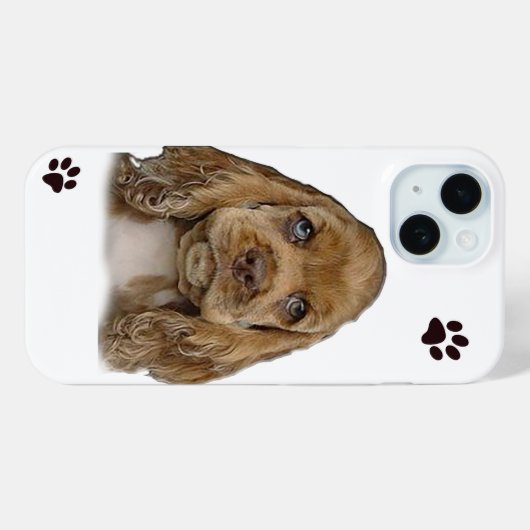 Coques Case-Mate iPhone Chiens de chiots (Verso (horizontal))