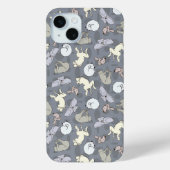Coques Case-Mate iPhone Chiens de couchage modernes Whimsical Vanilla sur  (Verso)