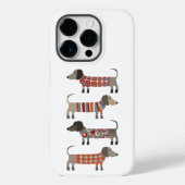 Coques Case-Mate iPhone Chiens de Dachshund (Verso)
