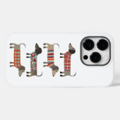 Coques Case-Mate iPhone Chiens de Dachshund (Verso (horizontal))