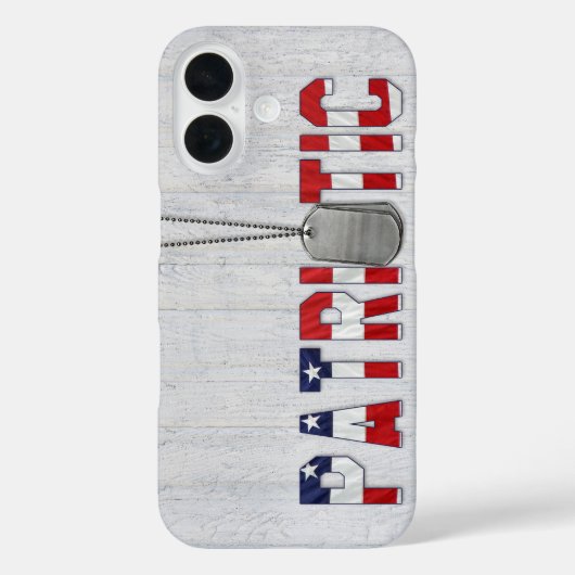 Coques Case-Mate iPhone Chiens de guerre patriotique (Verso)