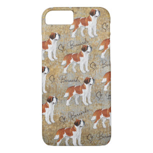 Case-Mate iPhone Case Chiens de St Bernard avec un arrière - plan