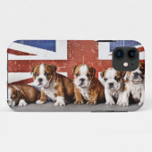 Coques Case-Mate iPhone Chiens de taureaux anglais (Dos (Horizontal))