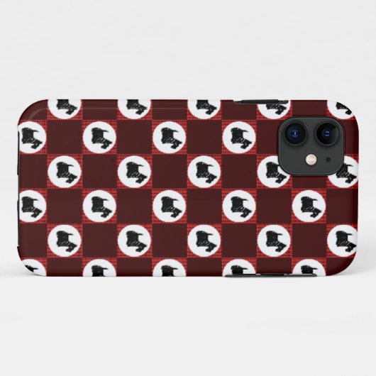 Coques Case-Mate iPhone Chiens écossais mignons (Dos (Horizontal))