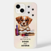 Coques Case-Mate iPhone Chiens Et Livres Amateurs (Verso)
