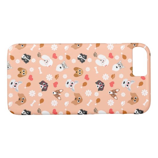 Coques Case-Mate iPhone Chiens futés (Dos (Horizontal))