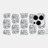 Coques Case-Mate iPhone Chiens Meow (Verso (horizontal))
