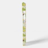 Coques Case-Mate iPhone Chiens mignons avec motif sans couture de fleurs d (Verso / Gauche)