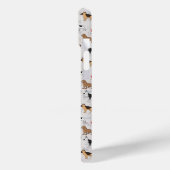 Coques Case-Mate iPhone Chiens mignons Design Motif Blanc (Verso / Gauche)