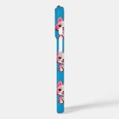 Coques Case-Mate iPhone Chiens roses mignons - Bleu (Verso / Gauche)