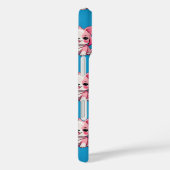 Coques Case-Mate iPhone Chiens roses mignons - Bleu (Verso / Droite)