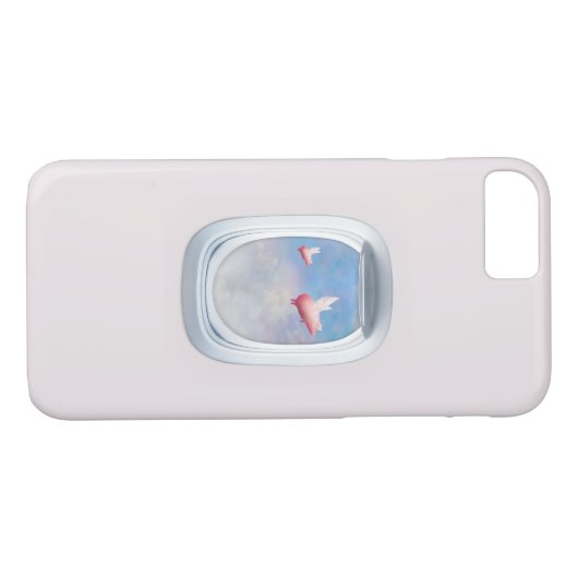 Coques Case-Mate iPhone Chiens volant haut (Dos (Horizontal))