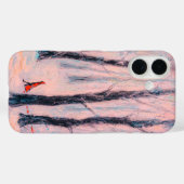Coques Case-Mate iPhone Chiffre semblable à un chapiteau rouge dans une fo (Verso (horizontal))
