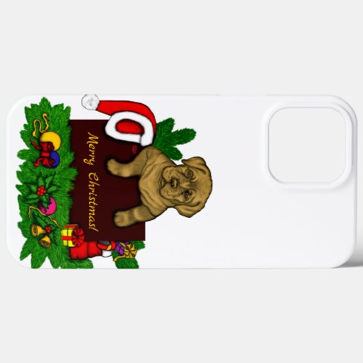 Coques Case-Mate iPhone Chiffre XMas (Verso (horizontal))
