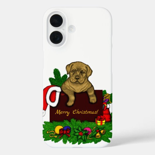 Coques Case-Mate iPhone Chiffre XMas (Verso)