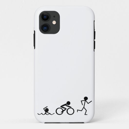 Coques Case-Mate iPhone Chiffres de bâton de triathlon (Dos)