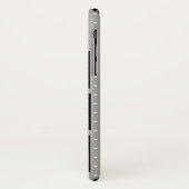 Coques Case-Mate iPhone Chiffres Micro blancs modernes Gris 6 Photo & Mono (Dos/Gauche)