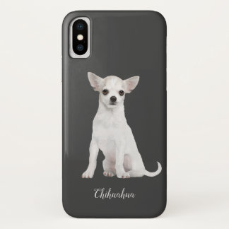 Case-Mate iPhone Case Chihuahua Aquarelle Chien blanc