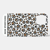 Coques Case-Mate iPhone Chihuahua Chien maman avec un Empreinte de patte l (Verso (horizontal))
