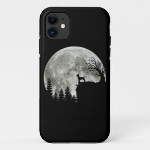 Case-Mate iPhone Case Chihuahua debout Au Lune De Montagne Halloween