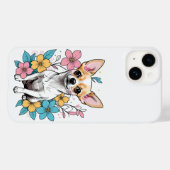Coques Case-Mate iPhone Chihuahua du printemps (Verso (horizontal))