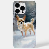 Coques Case-Mate iPhone Chihuahua Laisser neiger Noël (Verso)