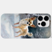 Coques Case-Mate iPhone Chihuahua Laisser neiger Noël (Verso (horizontal))