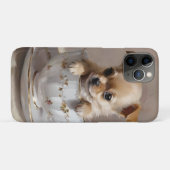 Coques Case-Mate iPhone Chihuahua Puppy Dans Une Peinture À Huile De Teint (Dos (Horizontal))