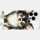 COQUES Case-Mate iPhone CHIHUAHUA PUPPY DOG ADORABLE DE LONGUE HAÏE (Verso (horizontal))