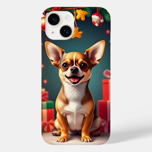Coques Case-Mate iPhone Chihuahua souriant (Verso)