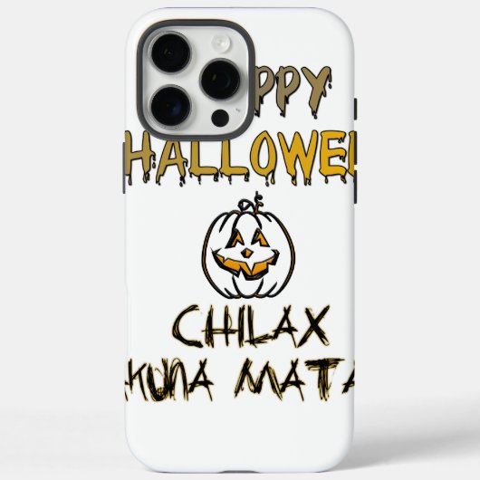 Coques Case-Mate iPhone Chilax Éffrayant & Fun : Happy Halloween Collectio (Verso)