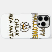Coques Case-Mate iPhone Chilax Éffrayant & Fun : Happy Halloween Collectio (Verso (horizontal))