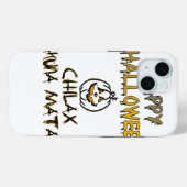 Coques Case-Mate iPhone Chilax Éffrayant & Fun : Happy Halloween Collectio (Verso (horizontal))