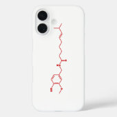Coques Case-Mate iPhone Chili Capsaicin Formule chimique moléculaire (Verso)