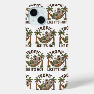 Coque Pour iPhone 15 Chill Koala Vibes