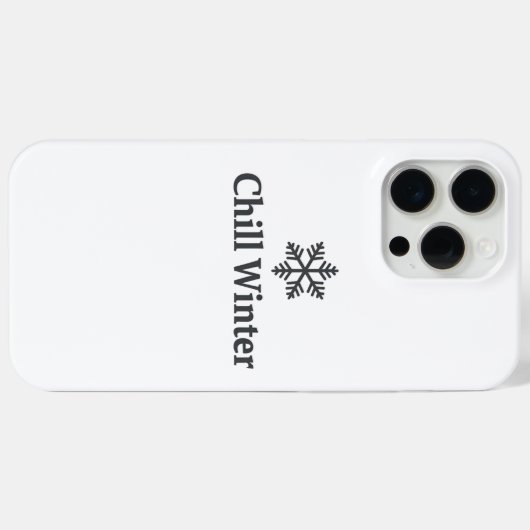 Coques Case-Mate iPhone Chill Winter iPhone Case (Verso (horizontal))