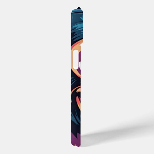 Coques Case-Mate iPhone Chimpanzé fou mignon (Verso / Droite)