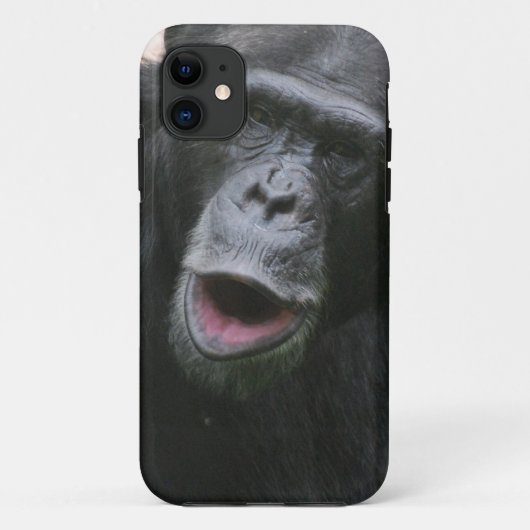 Coques Case-Mate iPhone Chimpanzé mignon (Dos)