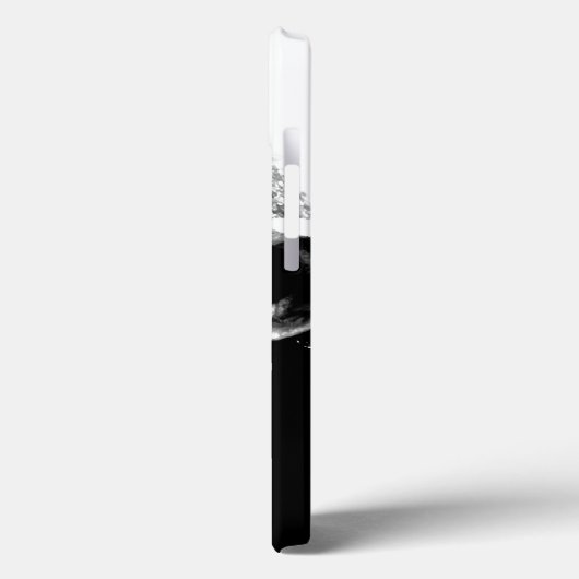 Coques Case-Mate iPhone Chimpanzé noir blanc (Verso / Gauche)