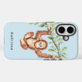 Coques Case-Mate iPhone Chimpanzé singe dans la jungle forestière Animal (Verso (horizontal))