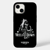 Coques Case-Mate iPhone Chin up talons bas cowgirl cheval amoureux équitat (Verso)
