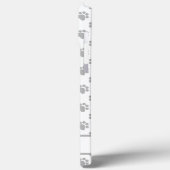 Coques Case-Mate iPhone Chinchilla Tabby Argent Persan Gris Chat & Nom (Verso / Gauche)
