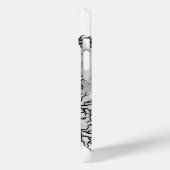 Coques Case-Mate iPhone Chine Dragon, noir et blanc Design en Tattoostyl (Verso / Gauche)