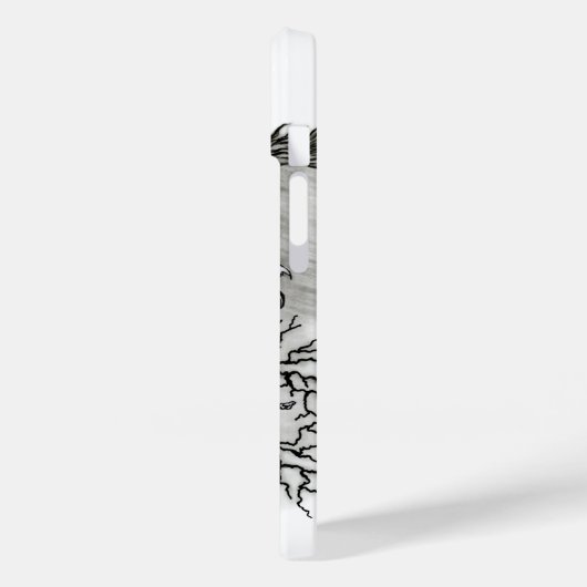 Coques Case-Mate iPhone Chine Dragon, noir et blanc Design en Tattoostyl (Verso / Gauche)