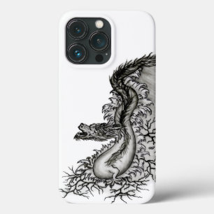 Case-Mate iPhone Case Chine Dragon, noir et blanc Design en Tattoostyl