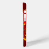 Coques Case-Mate iPhone Chine Dragon rouge et or design (Verso / Gauche)