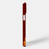 Coques Case-Mate iPhone Chine Dragon rouge et or design (Verso / Droite)