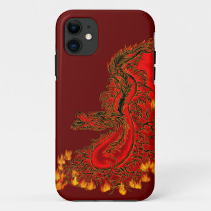 Case-Mate iPhone Case Chine Dragon rouge et or design